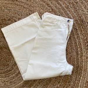 We The Free cream wide leg pants